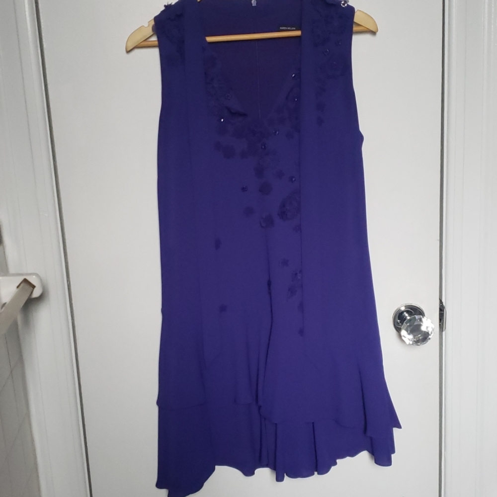Karen Millen Rich Purple Dress